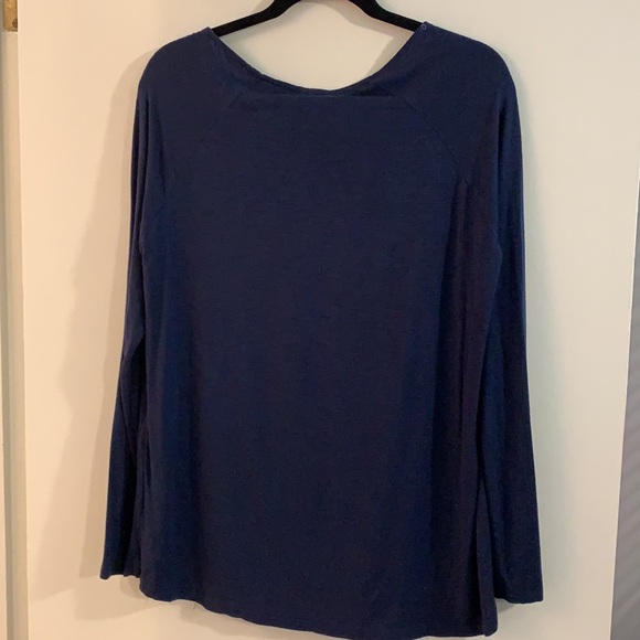 Anthropologie Dolan long sleeve blue t-shirt Small - Picture 2 of 4